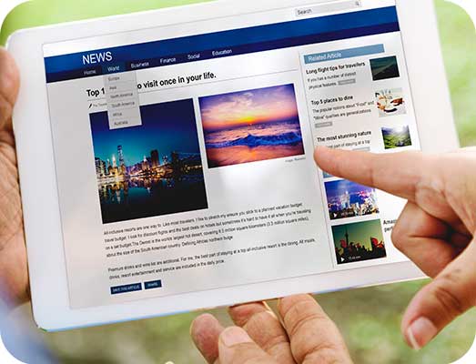 Site internet experience utilisateur
